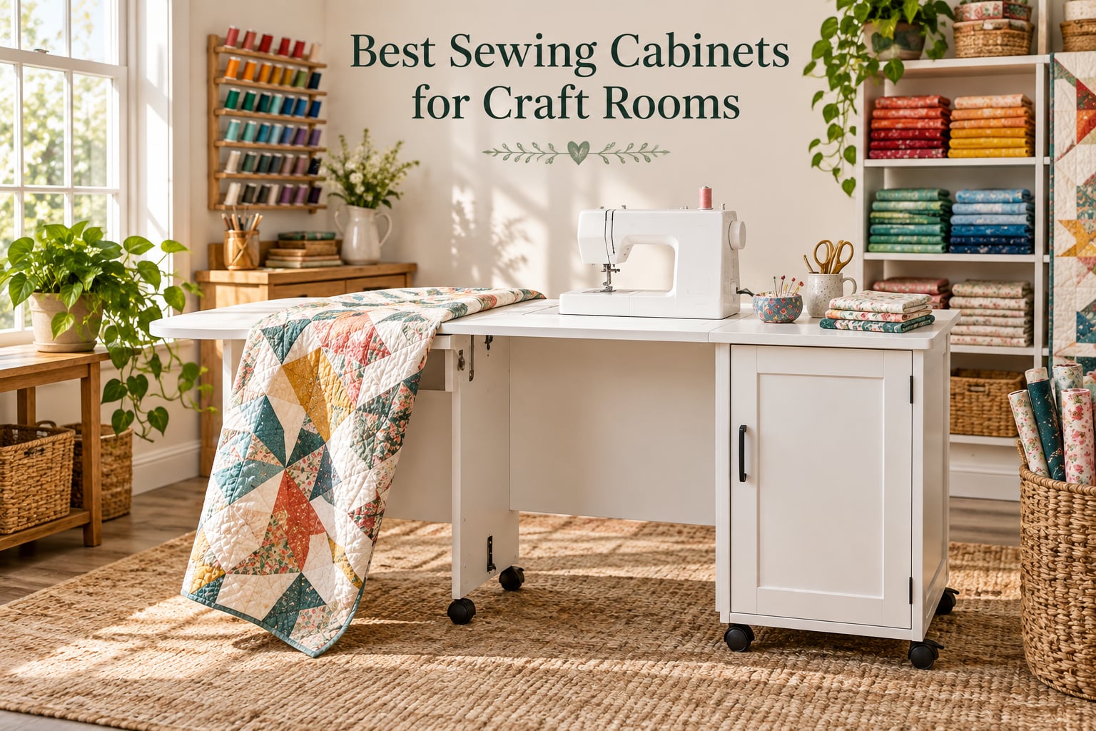 Best Sewing Cabinets for Craft Rooms