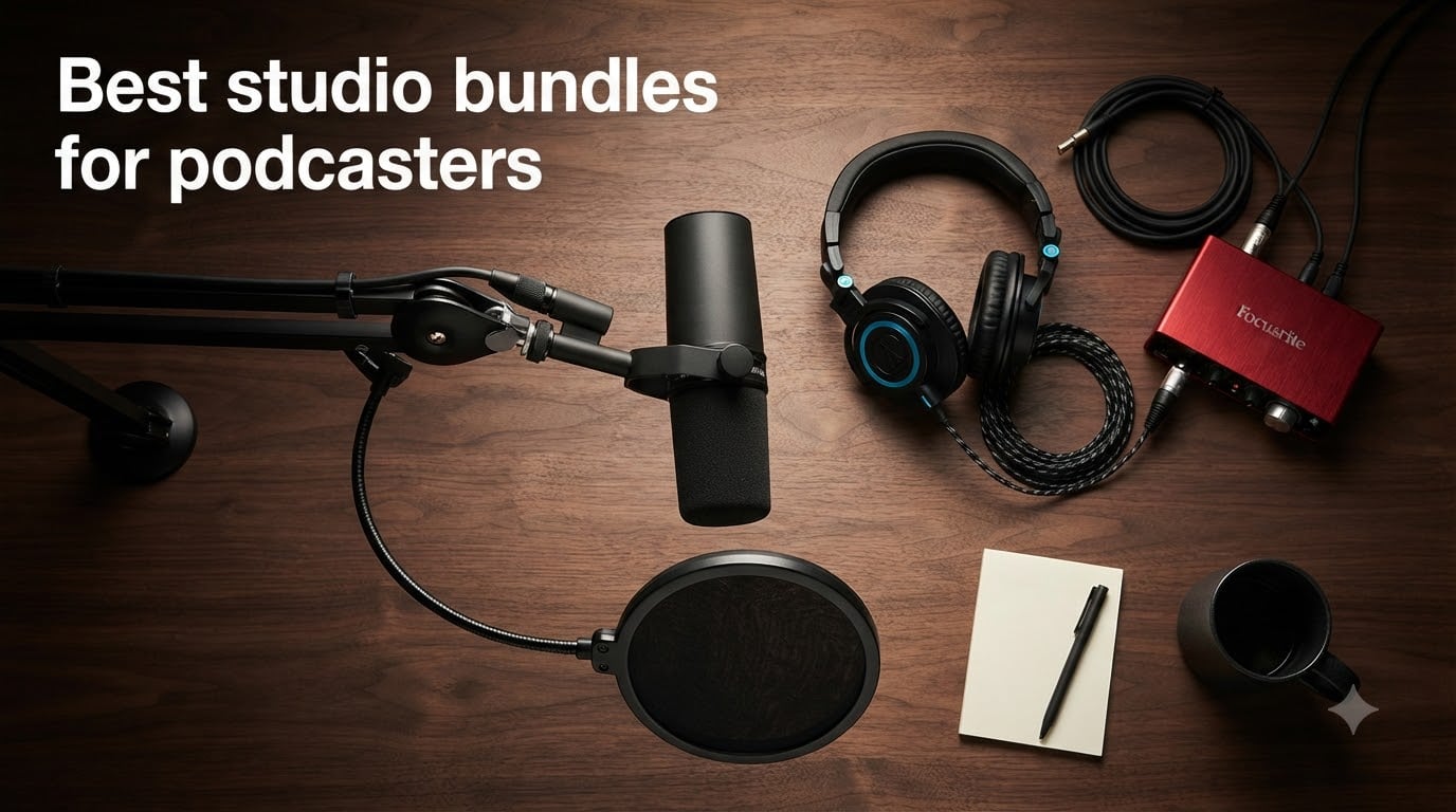 Best studio bundles for podcasters