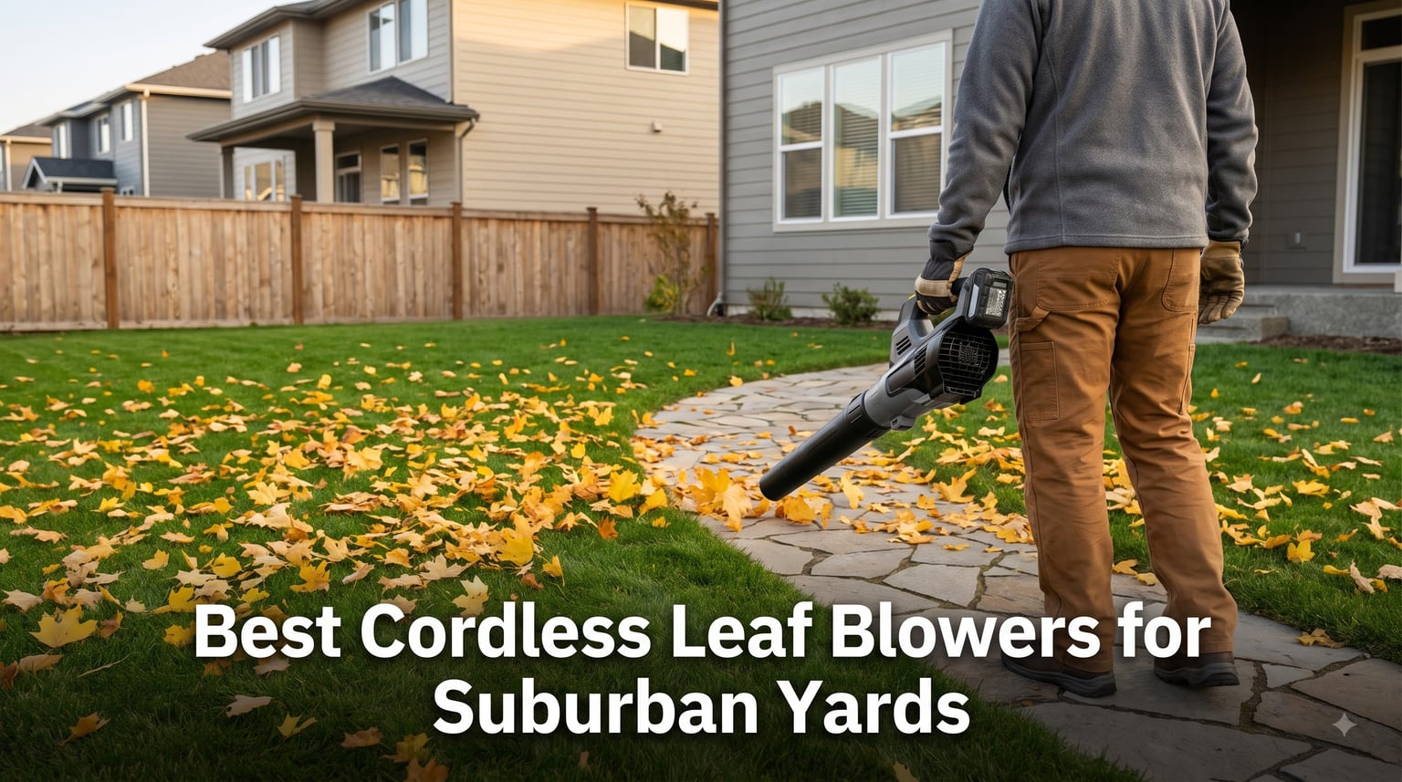 Best Cordless Leaf Blowers for Suburban Yards