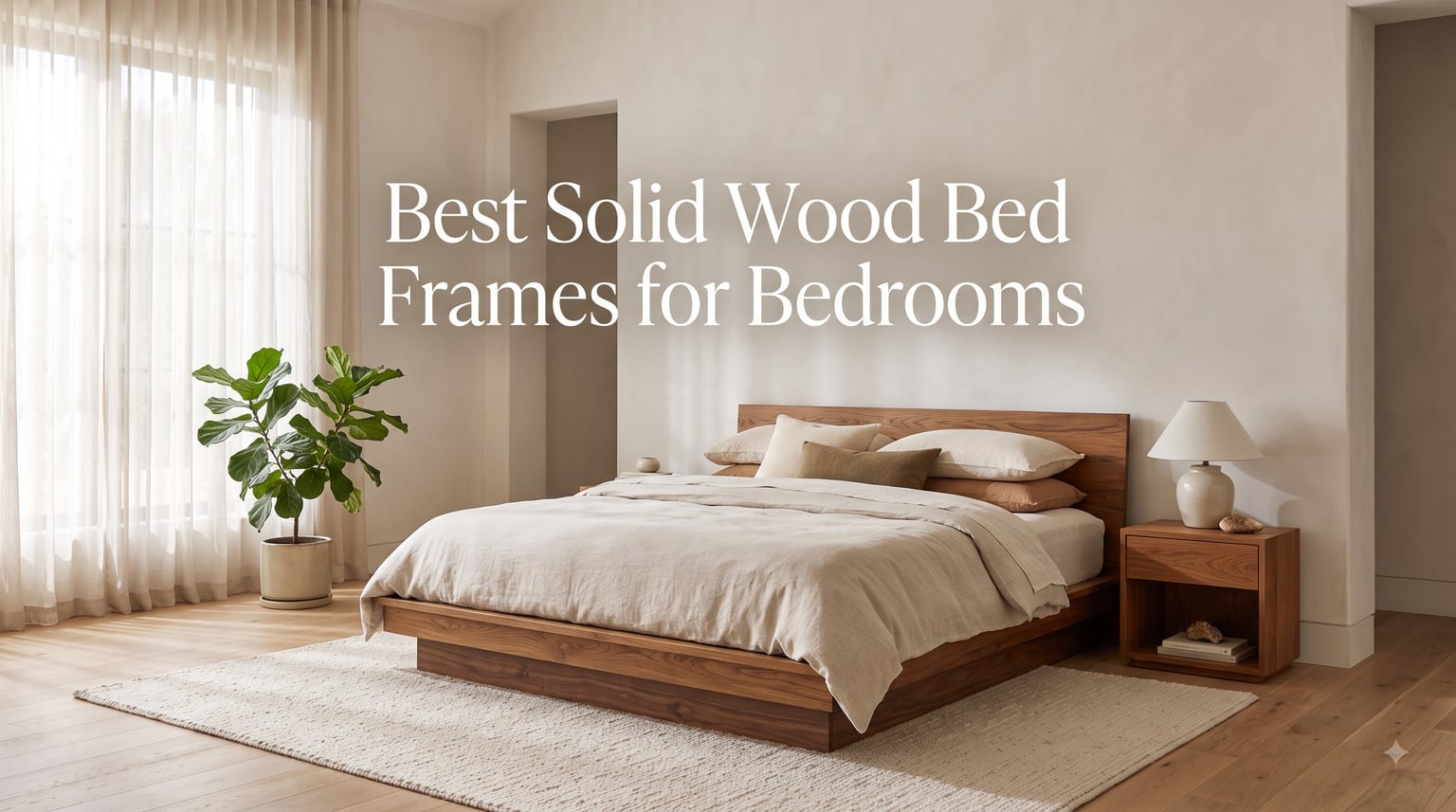 Best Solid Wood Bed Frames for Bedrooms