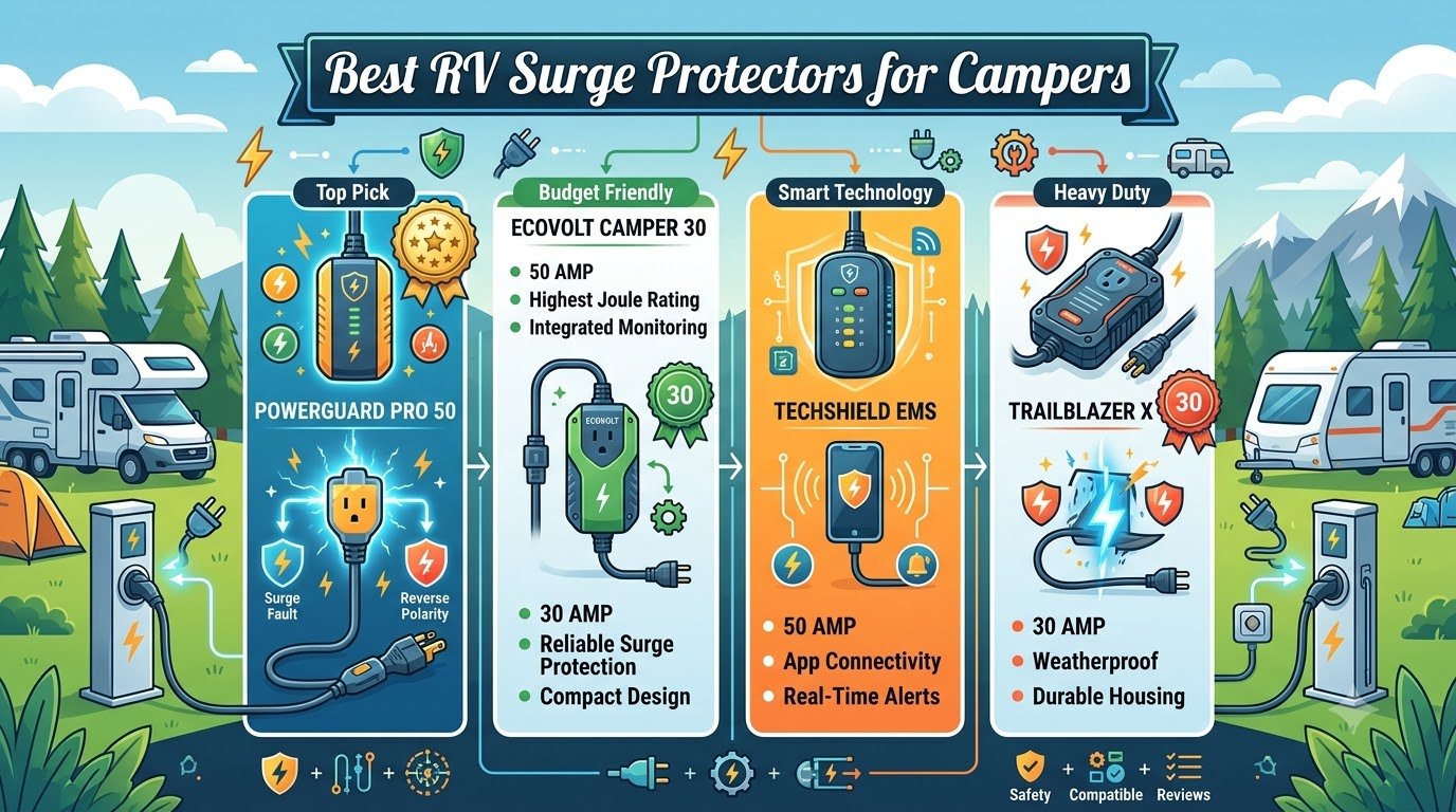 Best RV Surge Protectors for Campers