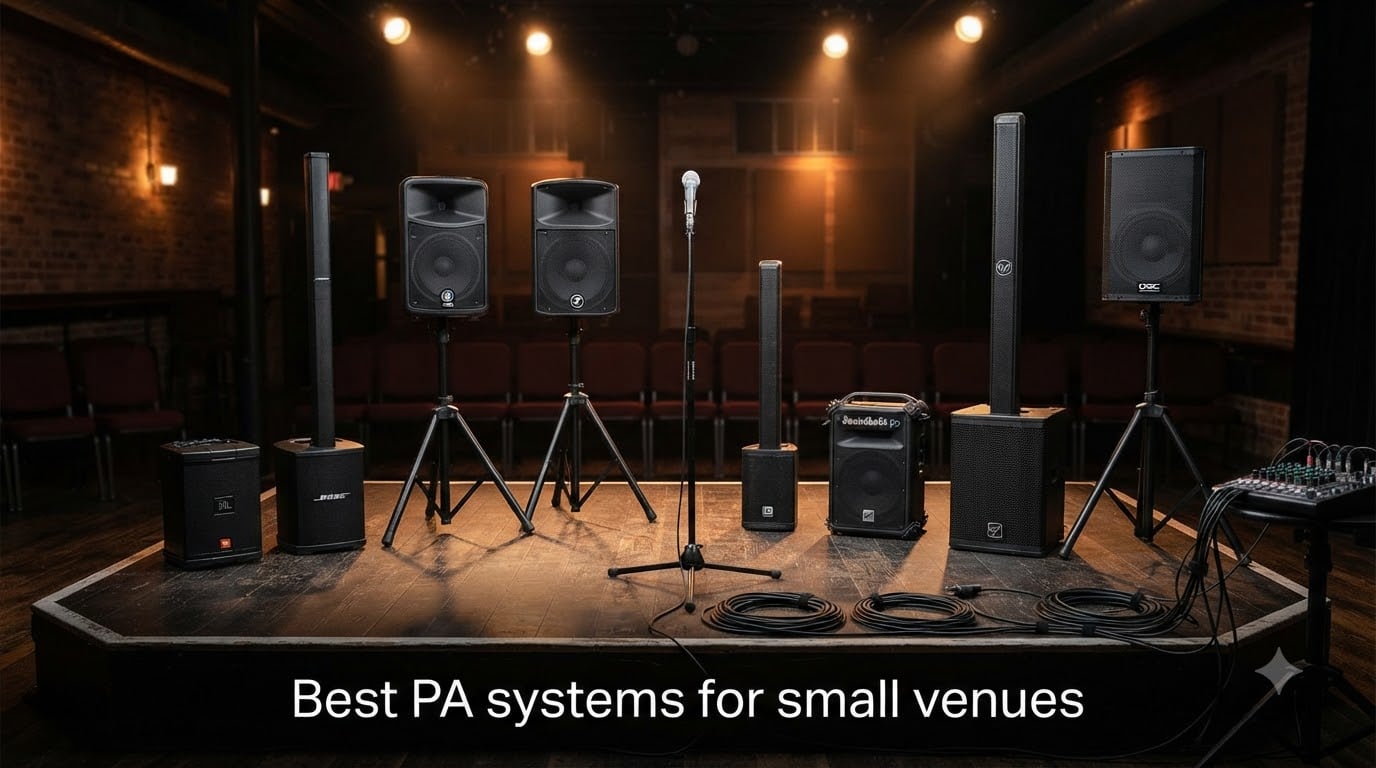Best PA systems for small venues