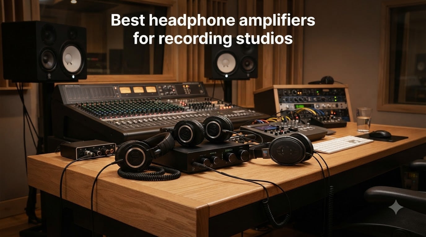 Best headphone amplifiers for recording studios