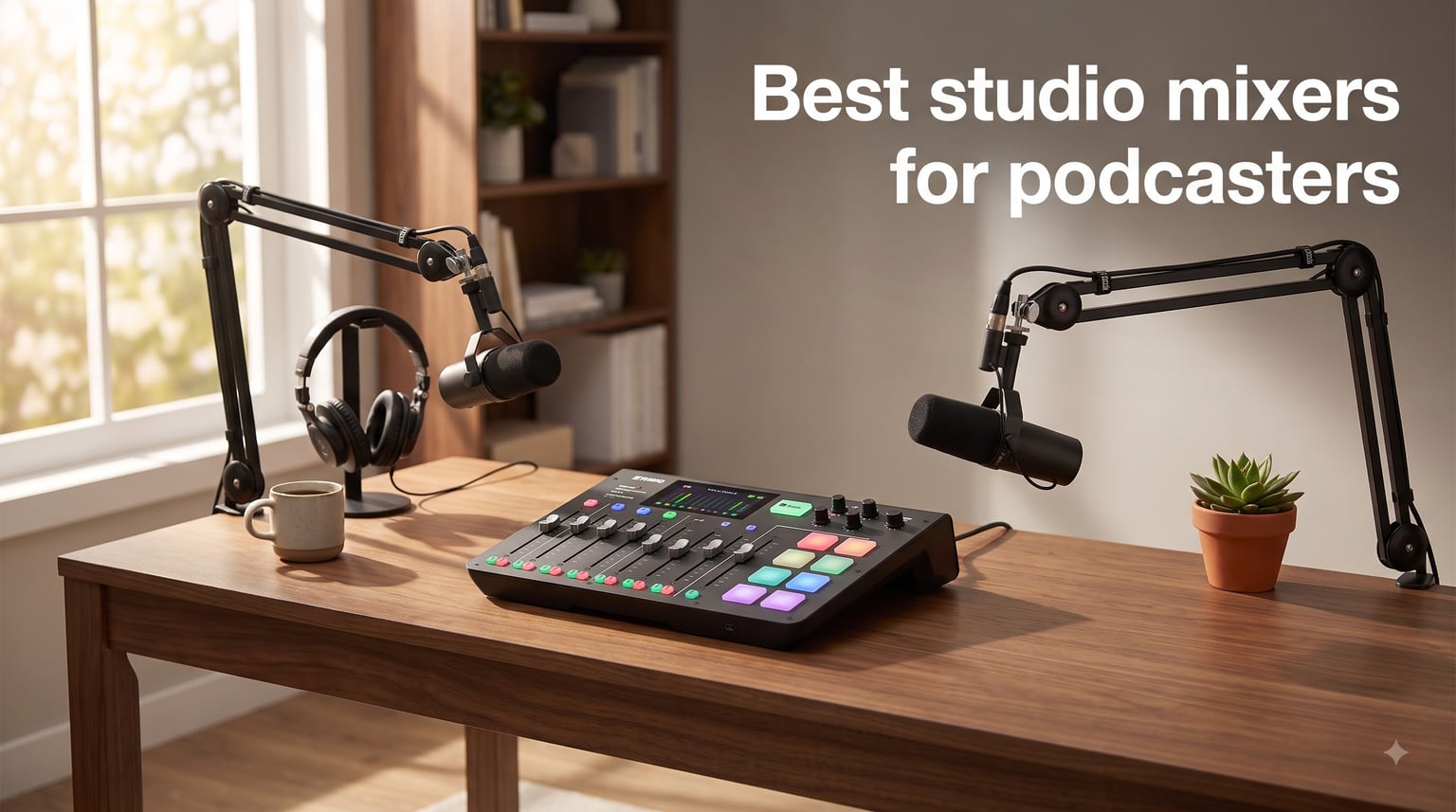 Best studio mixers for podcasters