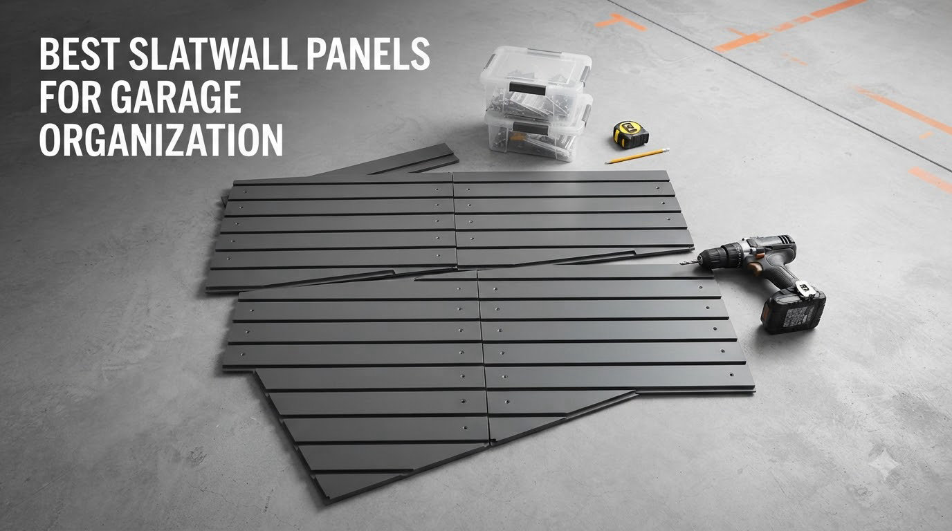Best Slatwall Panels for Garage Organization