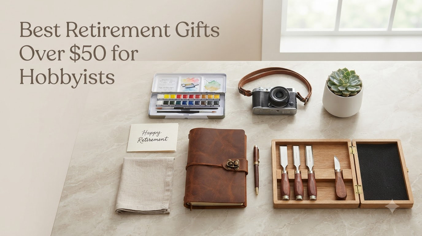 Best Retirement Gifts Over $50 for Hobbyists