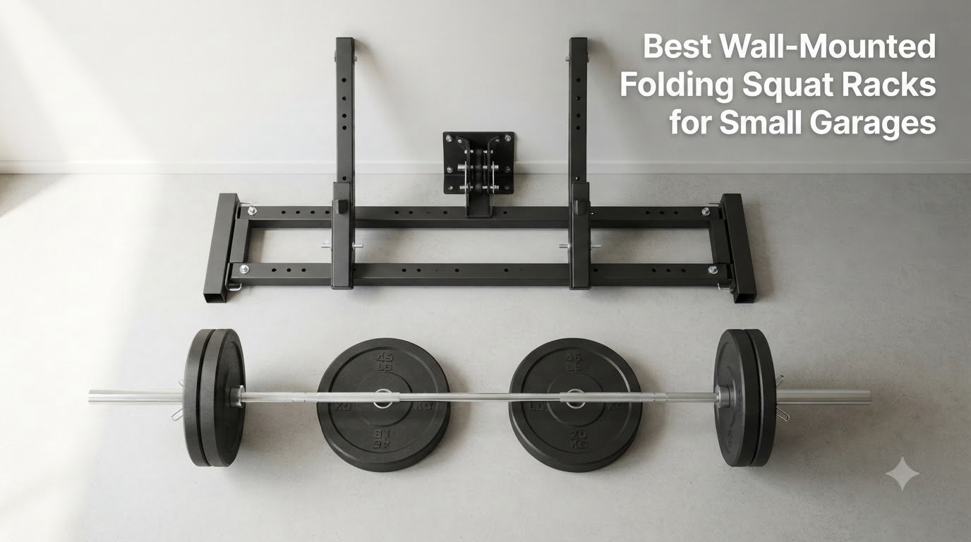 Best Wall-Mounted Folding Squat Racks for Small Garages