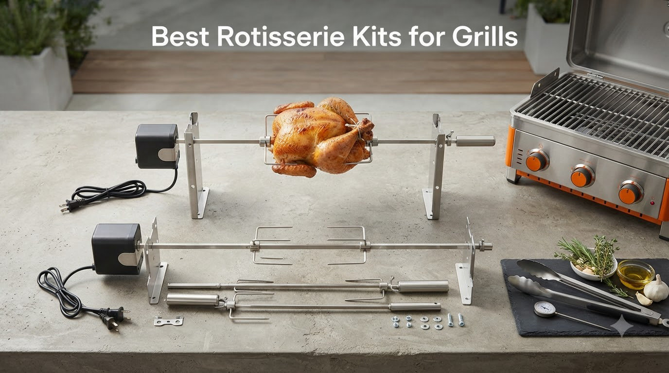 Best Rotisserie Kits for Grills