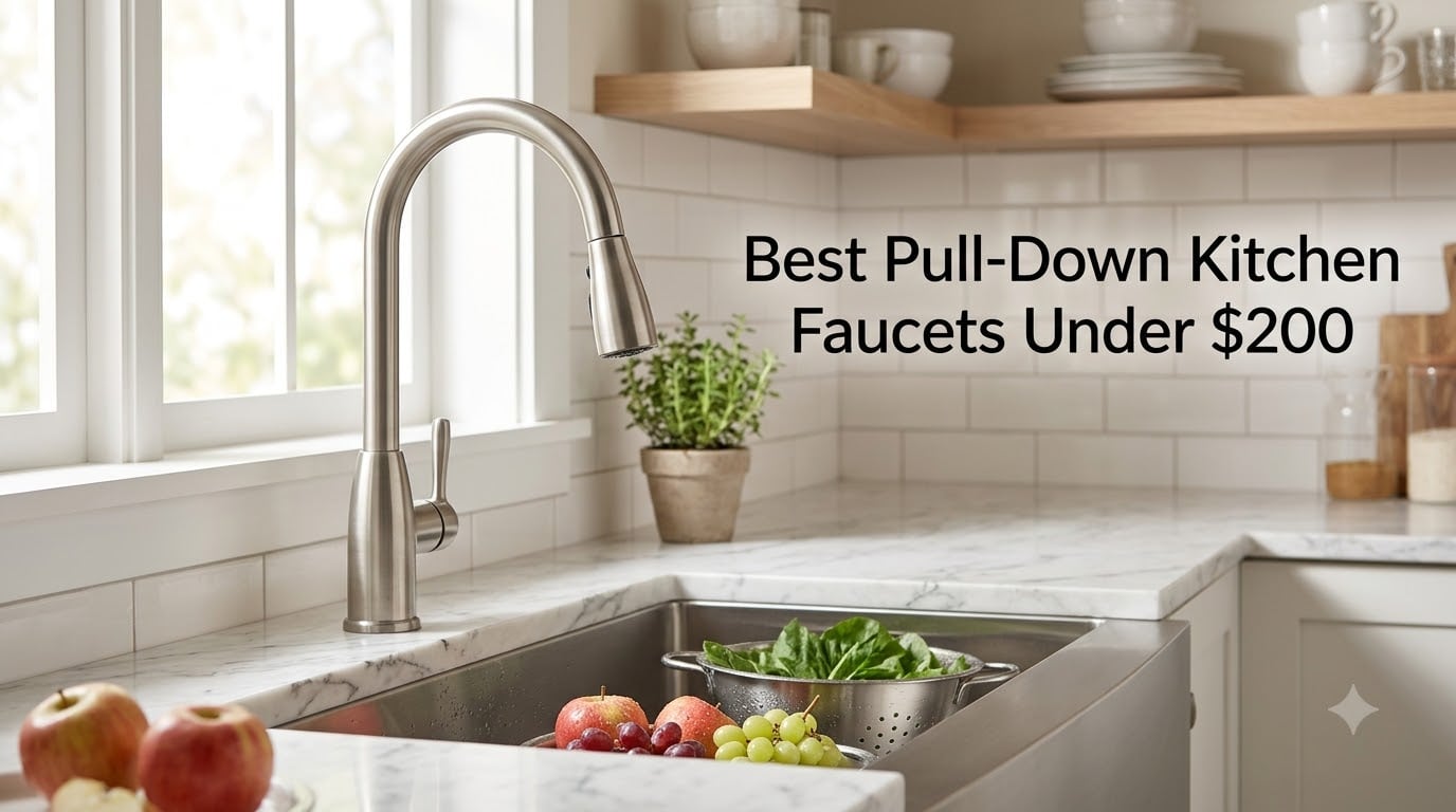 Best Pull-Down Kitchen Faucets Under $200