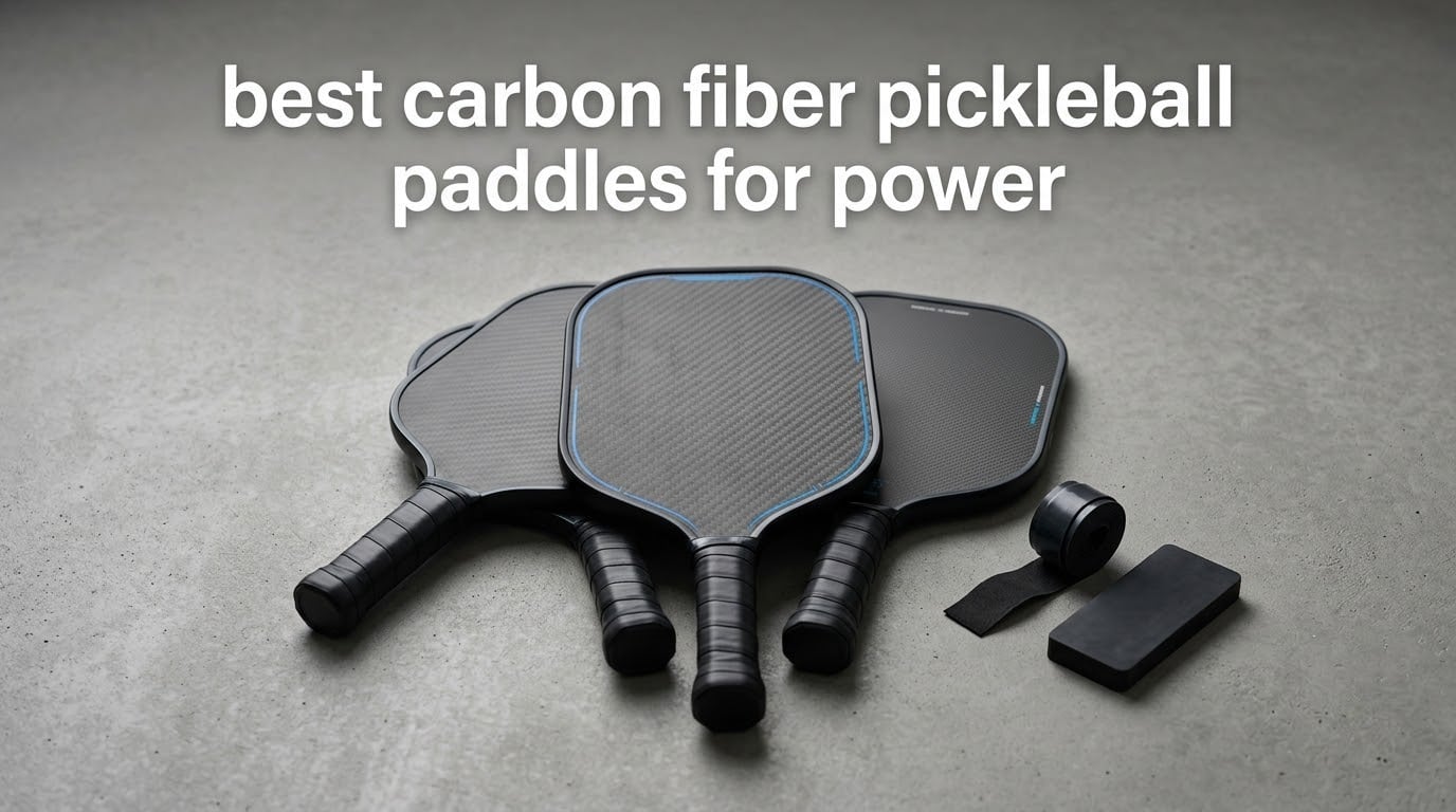 best carbon fiber pickleball paddles for power