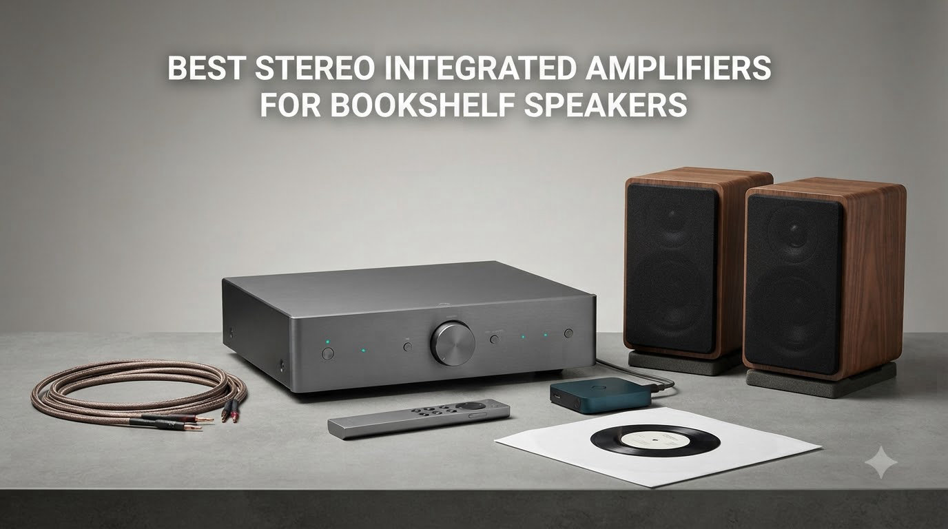 Best Stereo Integrated Amplifiers for Bookshelf Speakers