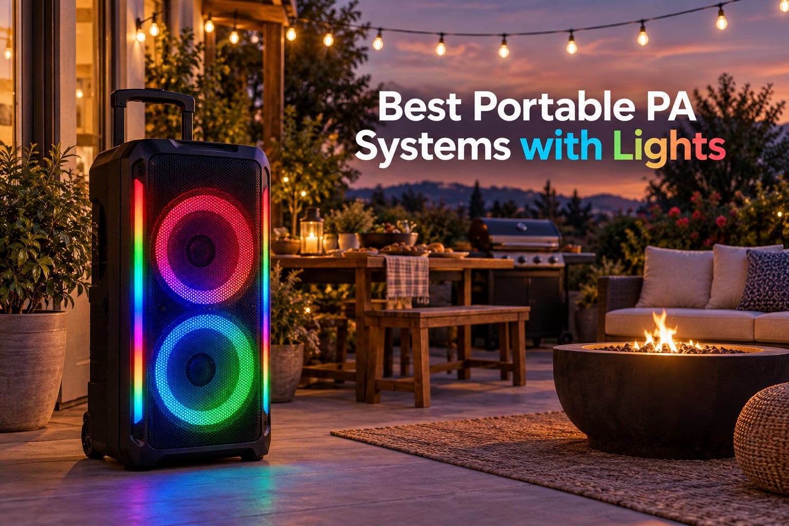 Best Portable PA Systems with Lights