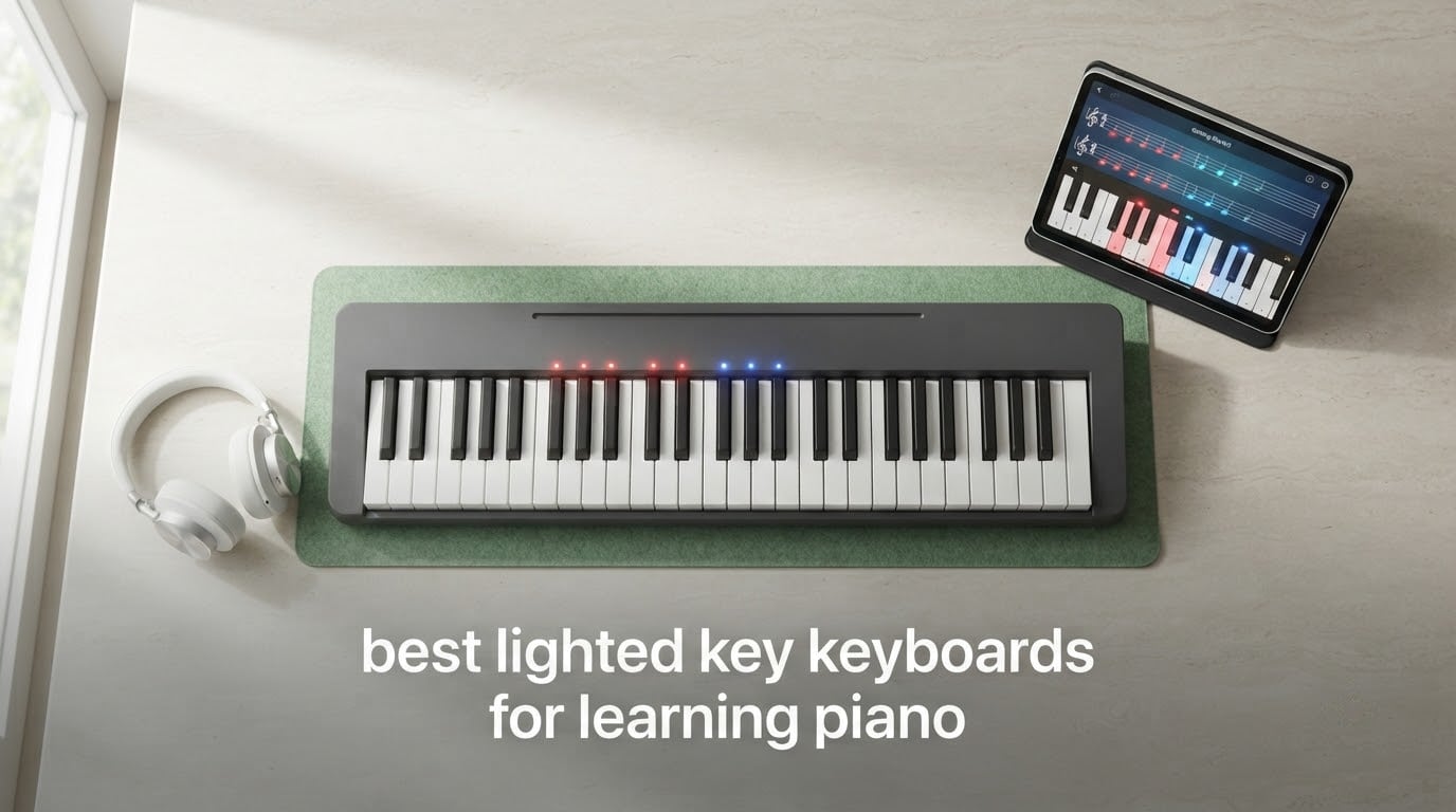 best lighted key keyboards for learning piano