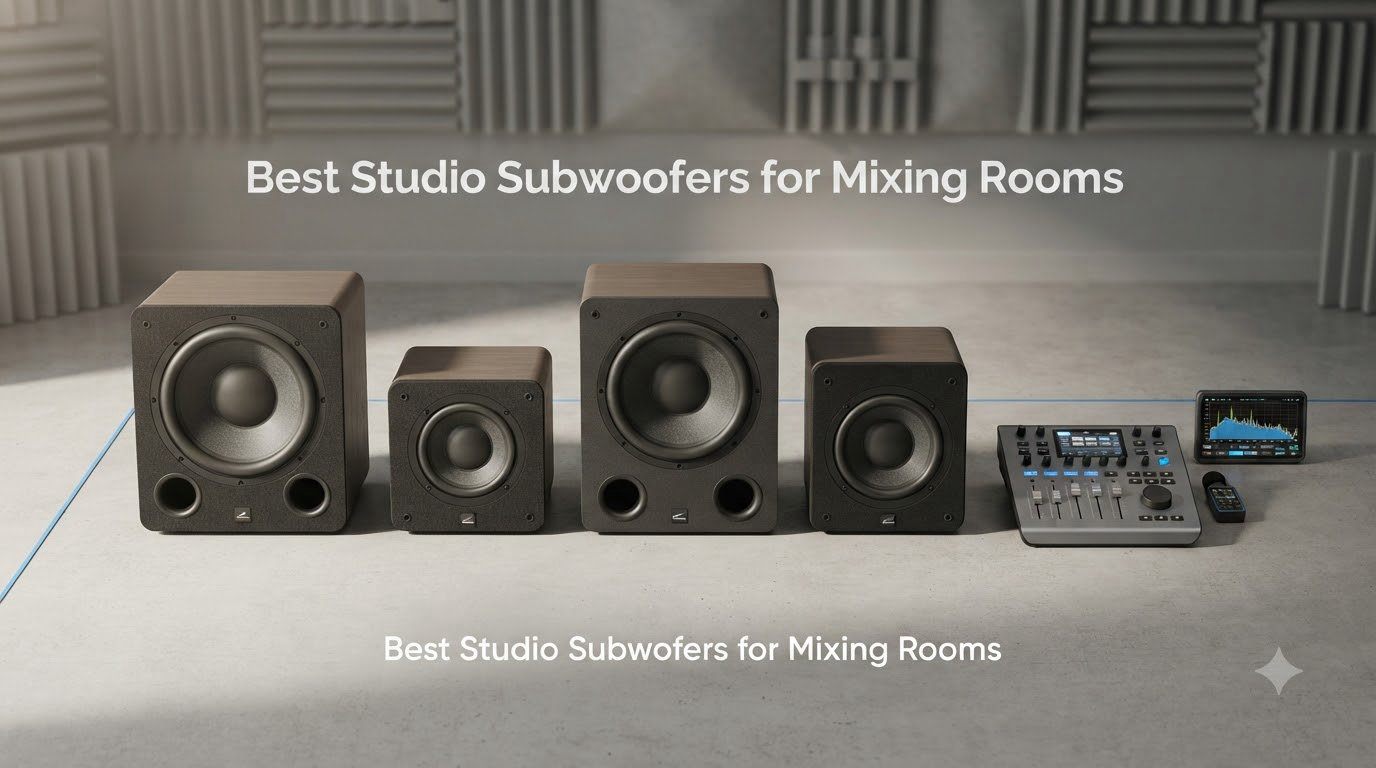 Best Studio Subwoofers for Mixing Rooms