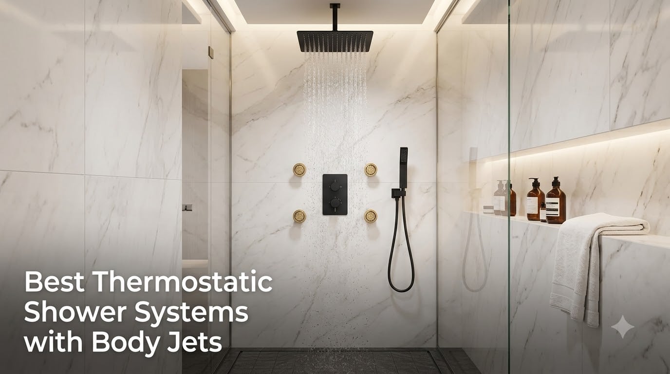 Best Thermostatic Shower Systems with Body Jets