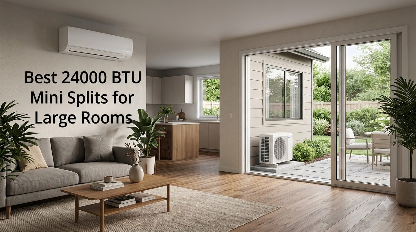 Best 24000 BTU Mini Splits for Large Rooms