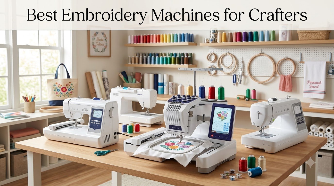 Best Embroidery Machines for Crafters