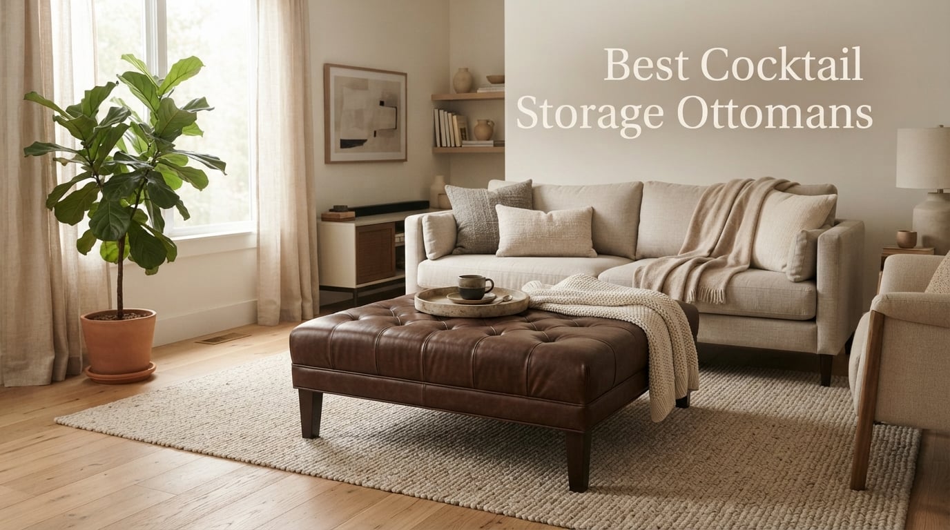 Best Cocktail Storage Ottomans