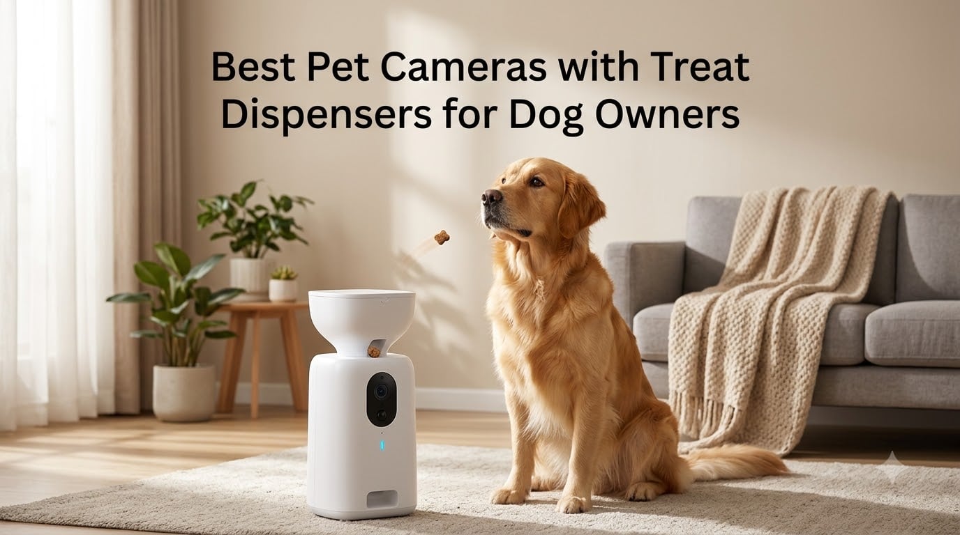 Best Pet Cameras with Treat Dispensers for Dog Owners