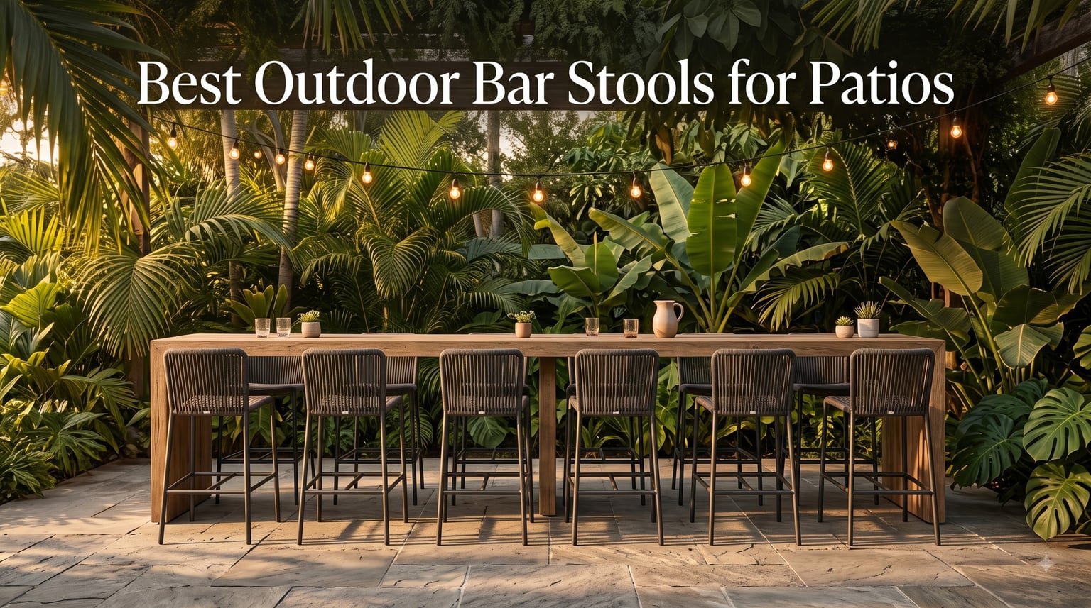 Best Outdoor Bar Stools for Patios