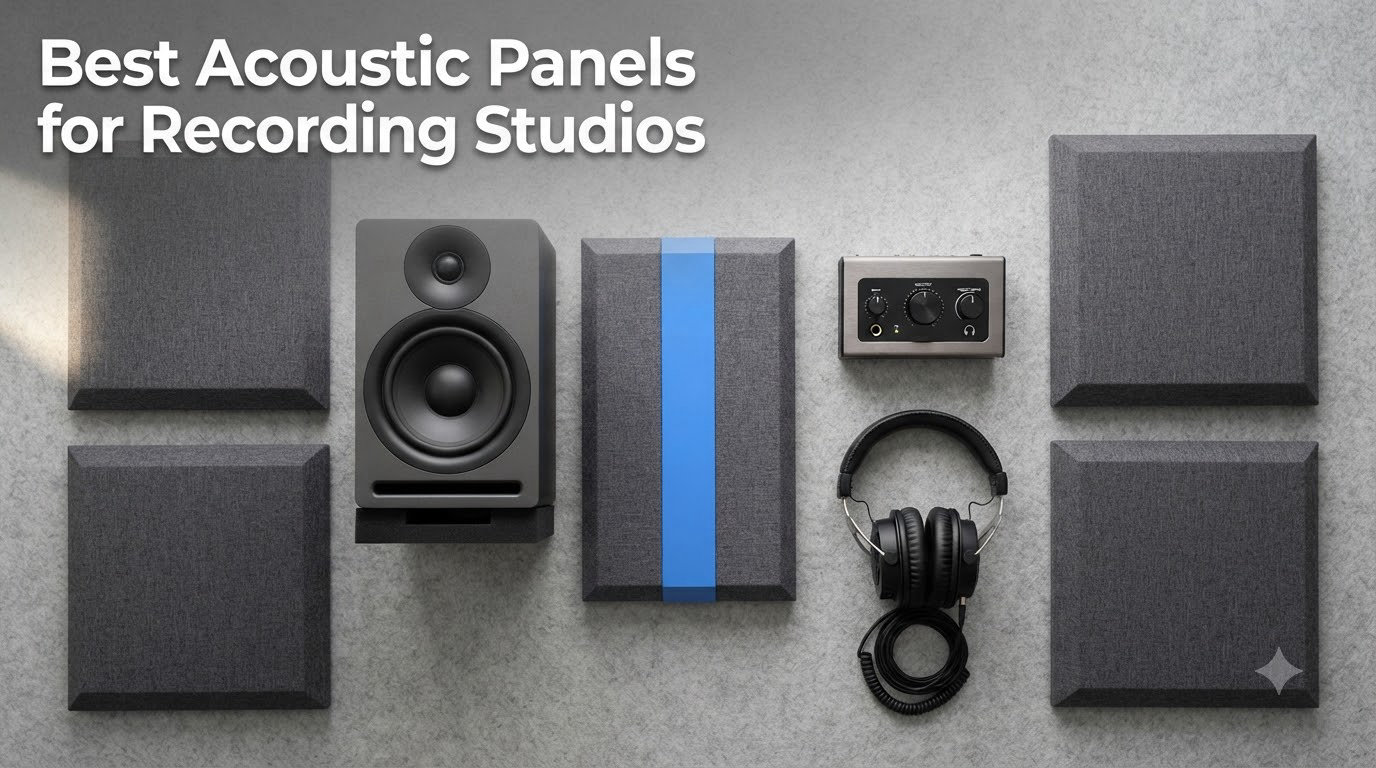 Best Acoustic Panels for Recording Studios
