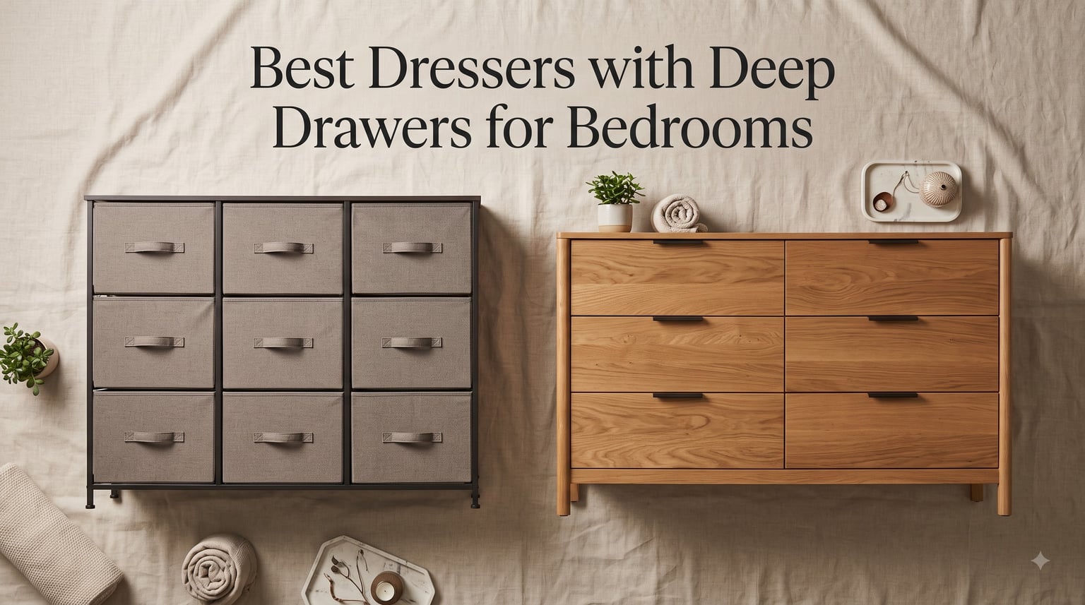Best Dressers with Deep Drawers for Bedrooms