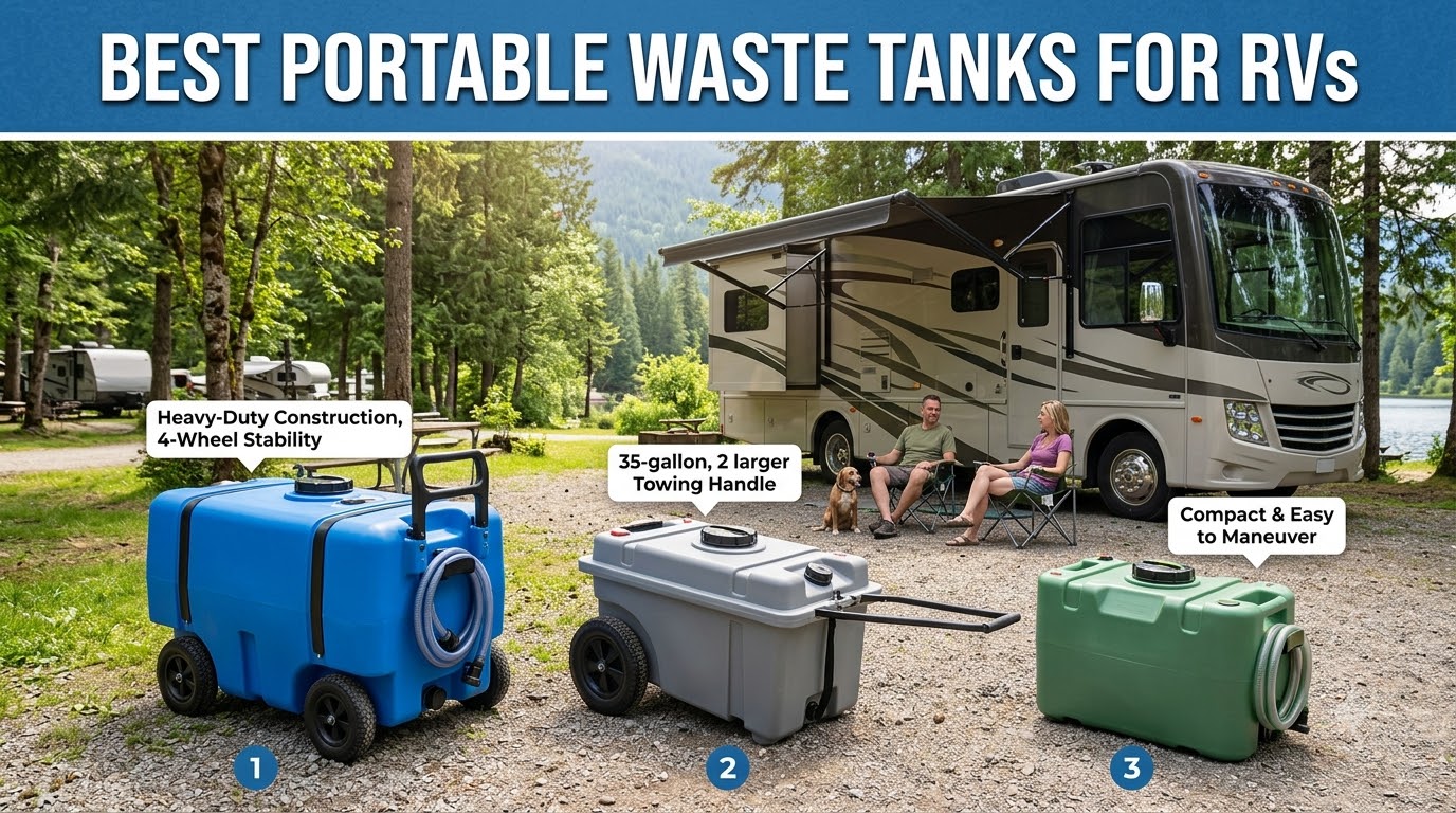 Best Portable Waste Tanks for RVs