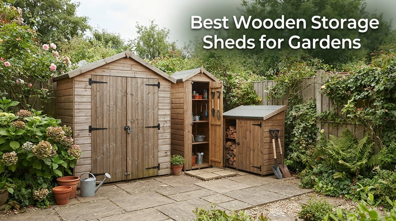 Best Wooden Storage Sheds for Gardens