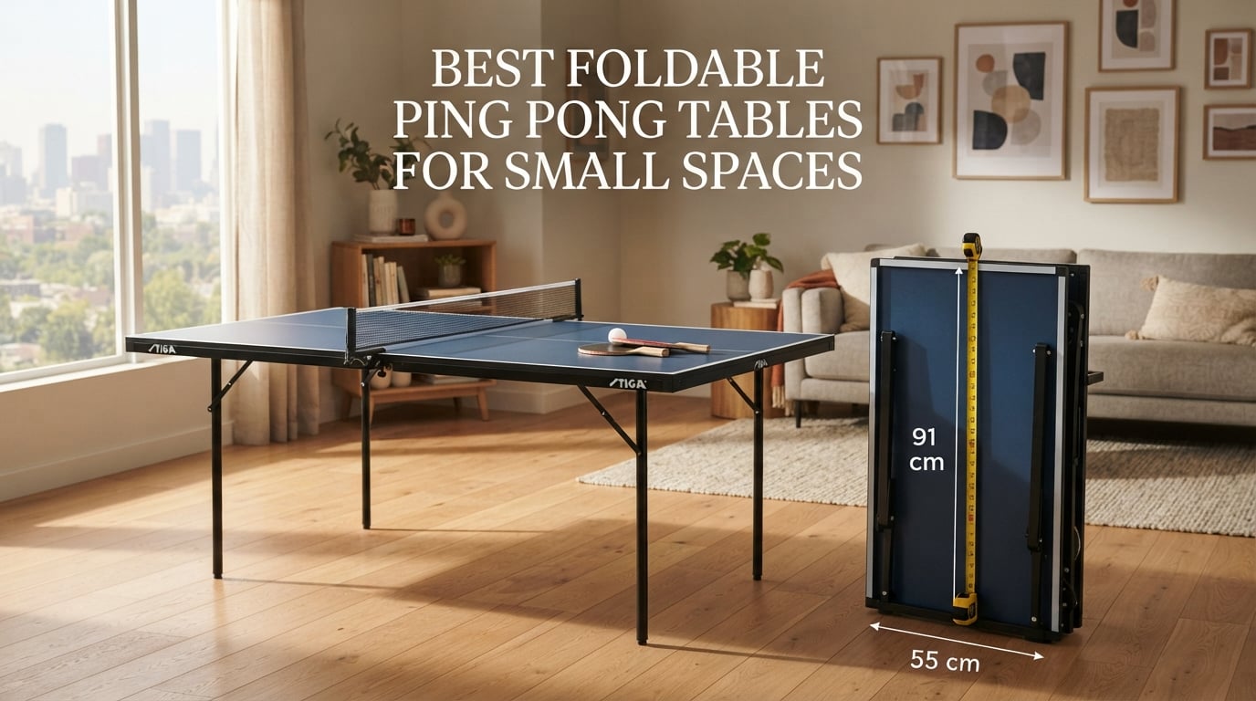 Best Foldable Ping Pong Tables for Small Spaces