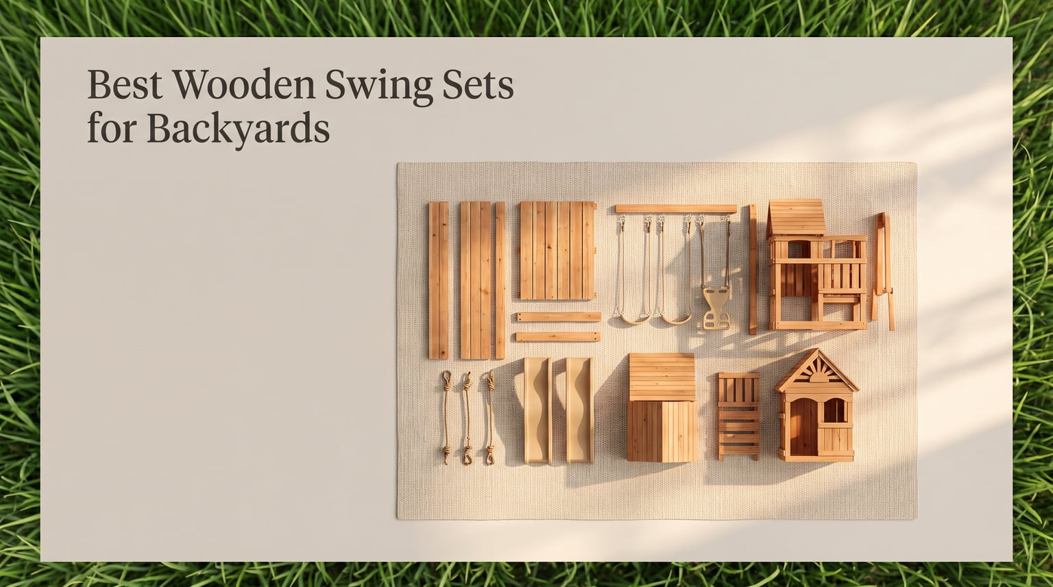 Best Wooden Swing Sets for Backyards