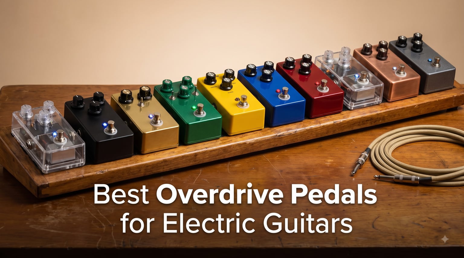 Best Overdrive Pedals for Electric Guitars