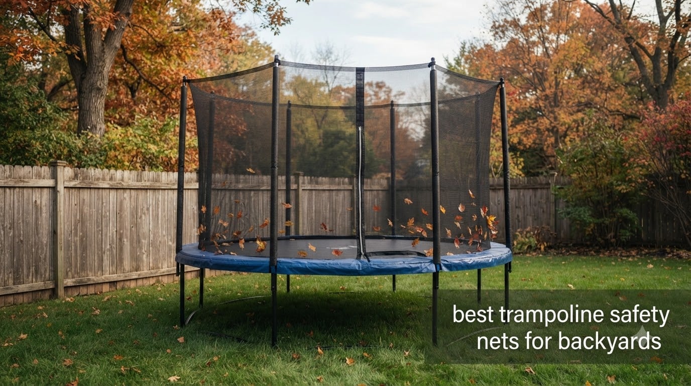 best trampoline safety nets for backyards