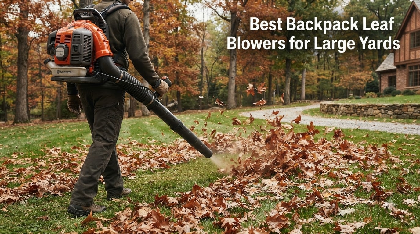 Best Backpack Leaf Blowers for Large Yards