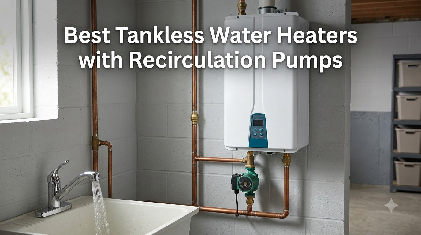 Best Tankless Water Heaters with Recirculation Pumps
