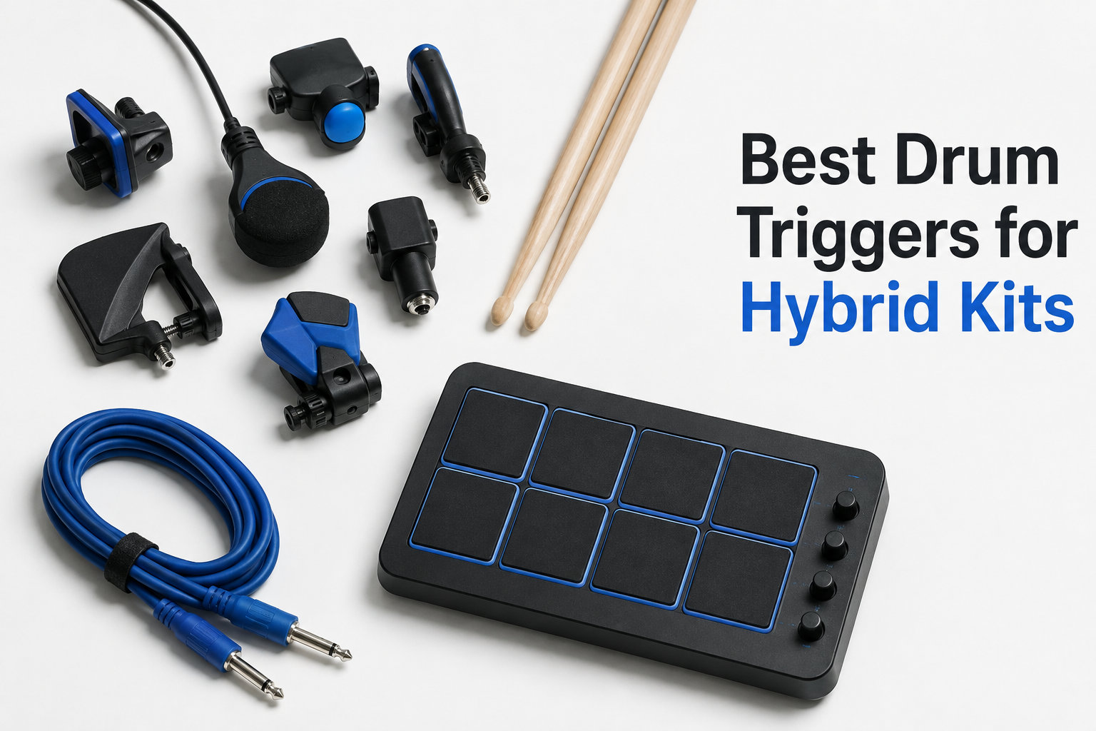 Best Drum Triggers for Hybrid Kits