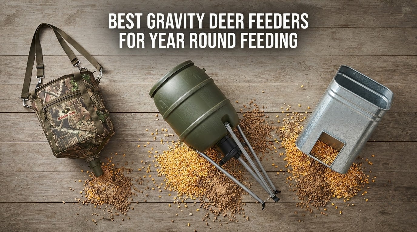 best gravity deer feeders for year round feeding