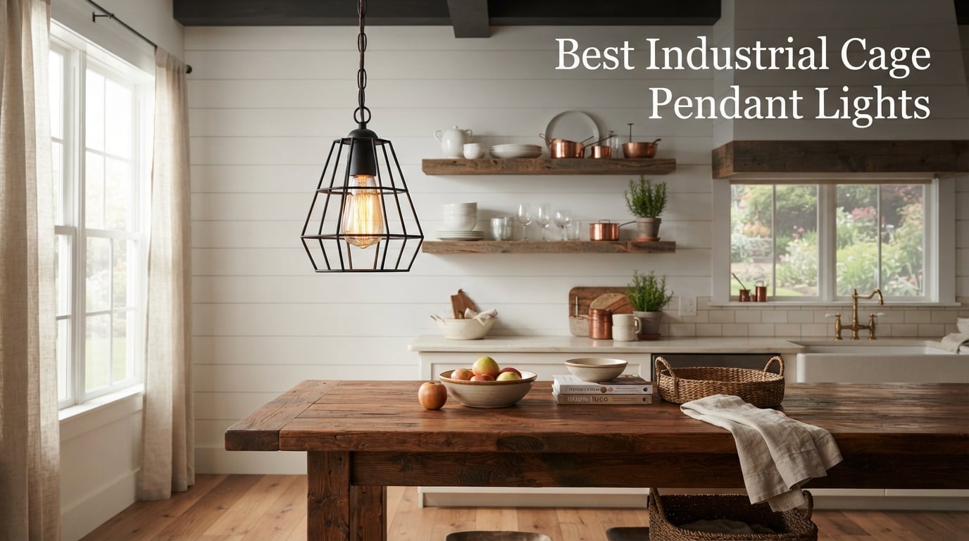 Best Industrial Cage Pendant Lights