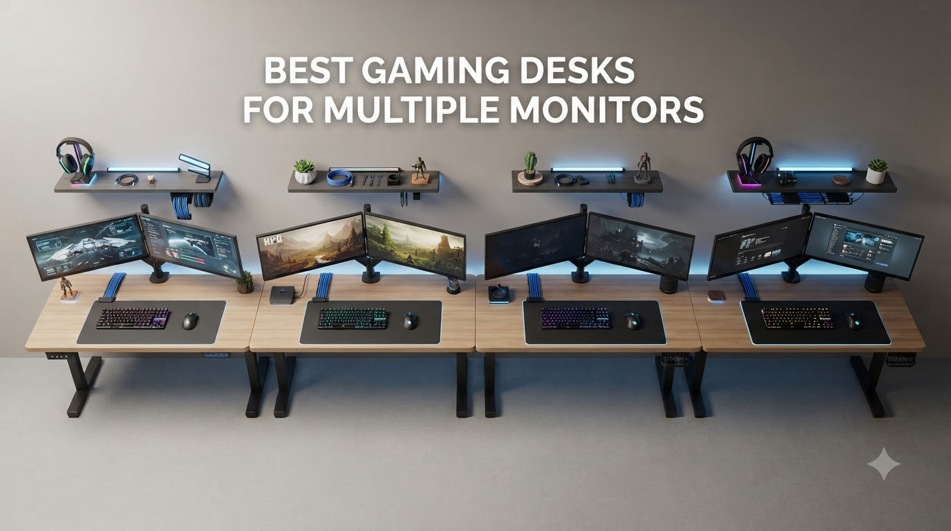 Best Gaming Desks for Multiple Monitors