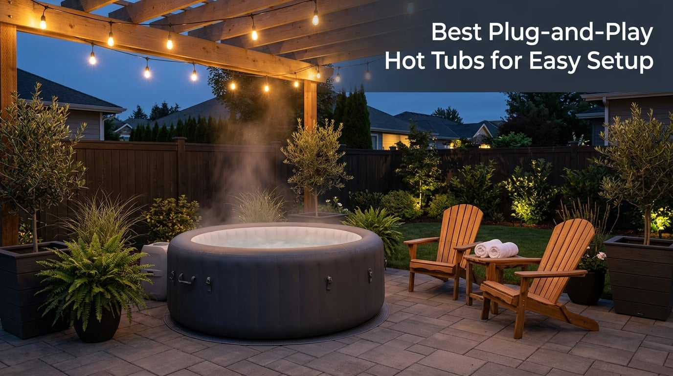 Best Plug-and-Play Hot Tubs for Easy Setup