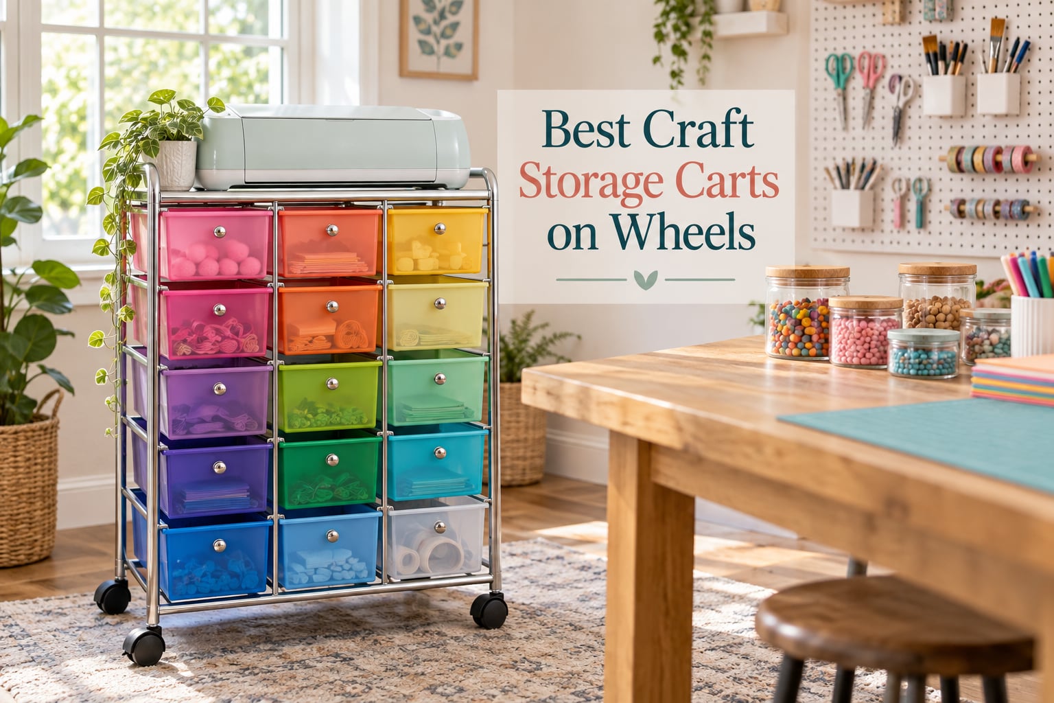 Best Craft Storage Carts on Wheels