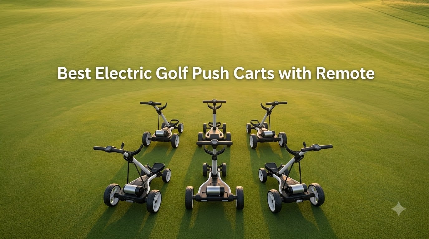 Best Electric Golf Push Carts with Remote