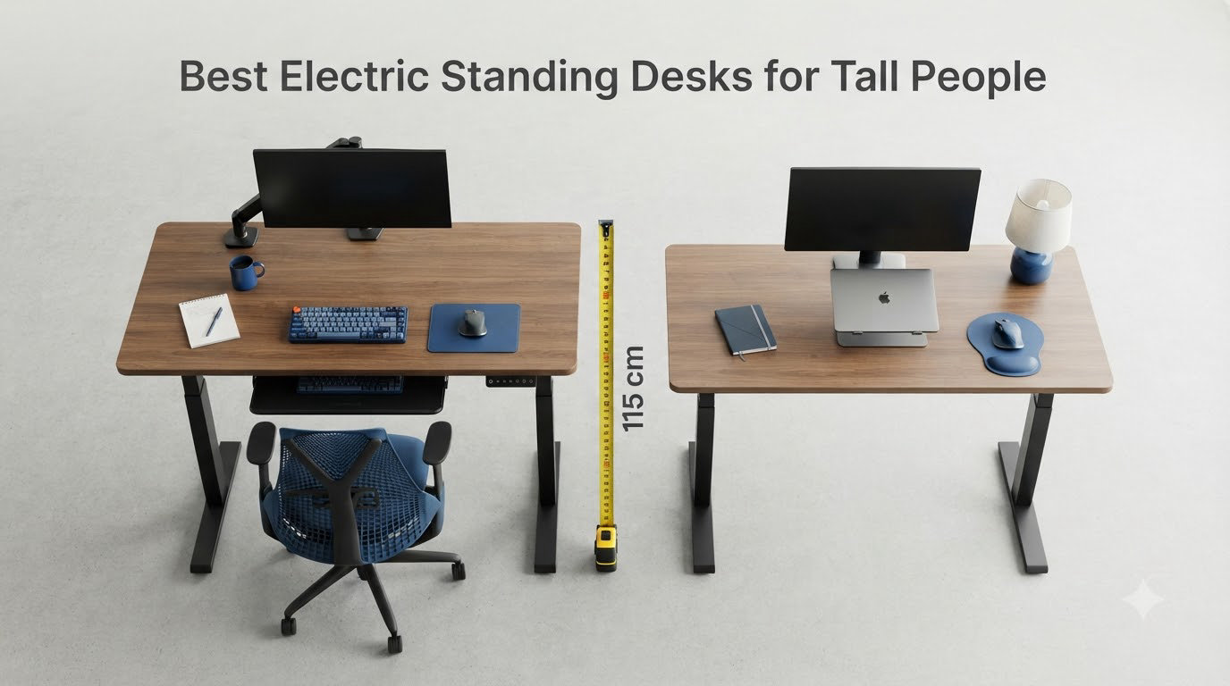 Best Electric Standing Desks for Tall People