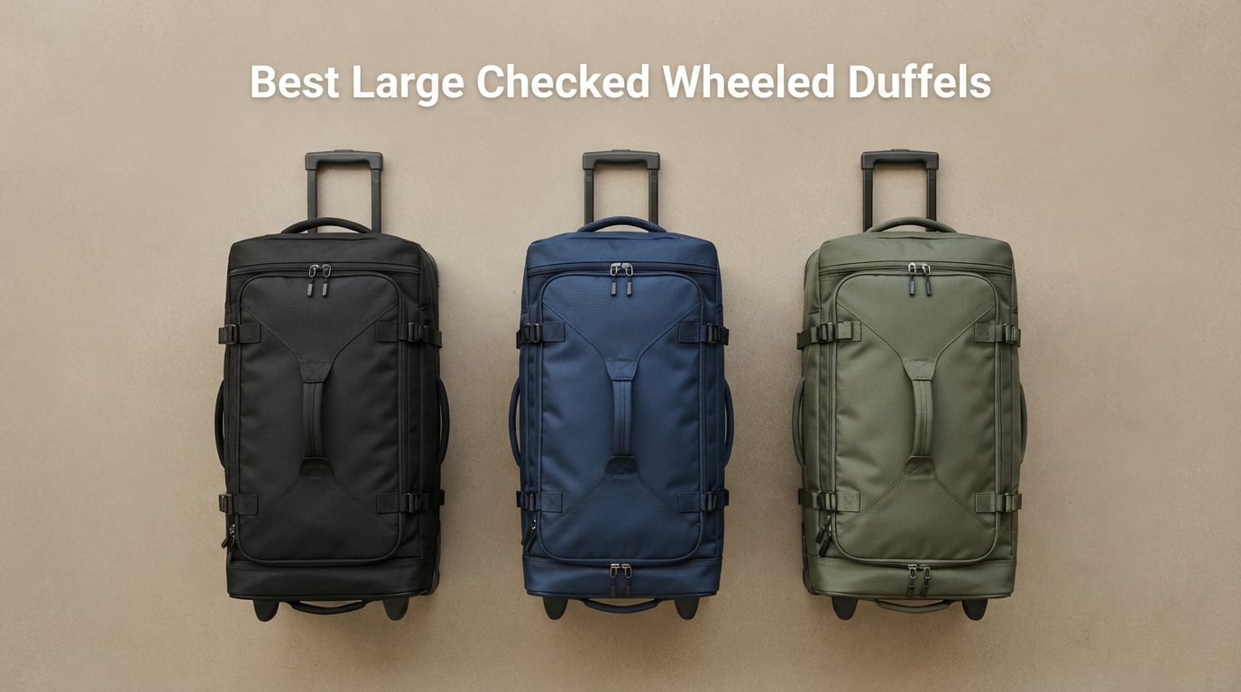 Best Large Checked Wheeled Duffels