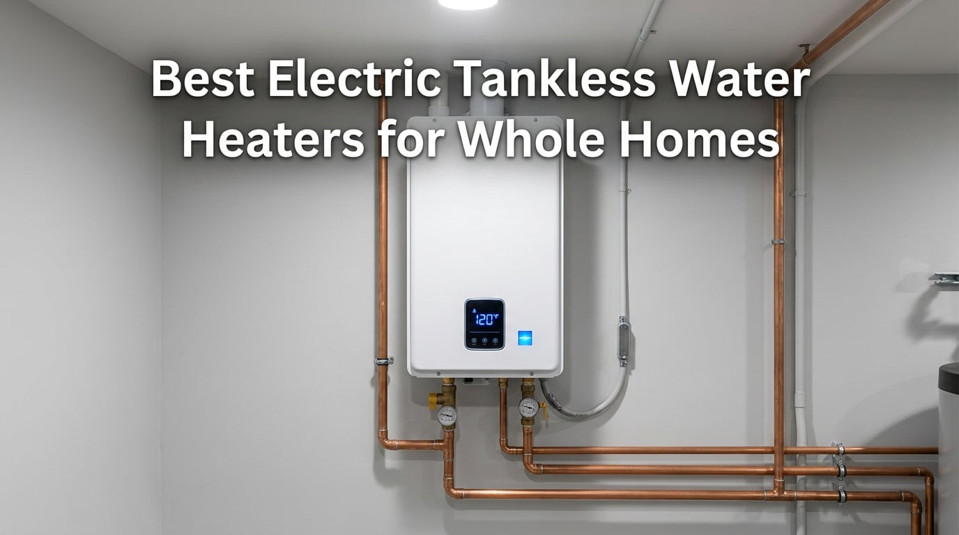 Best Electric Tankless Water Heaters for Whole Homes