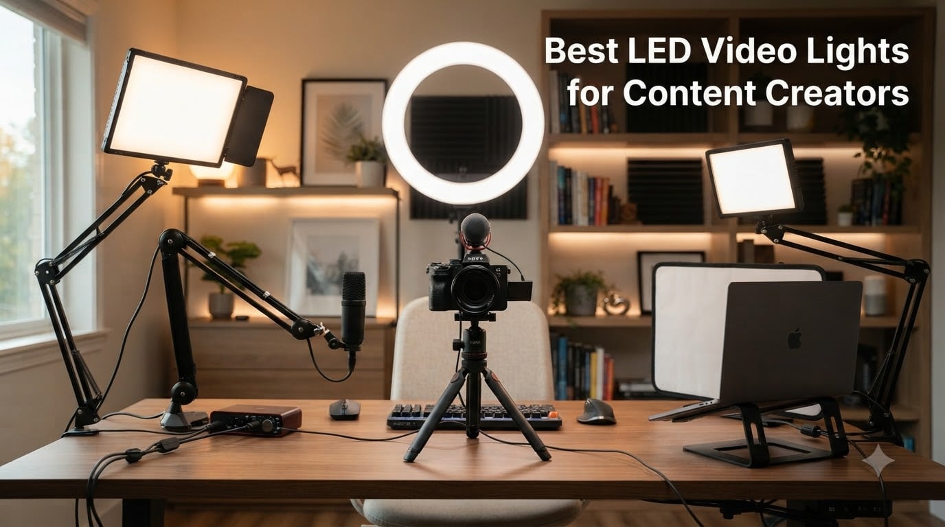 Best LED Video Lights for Content Creators