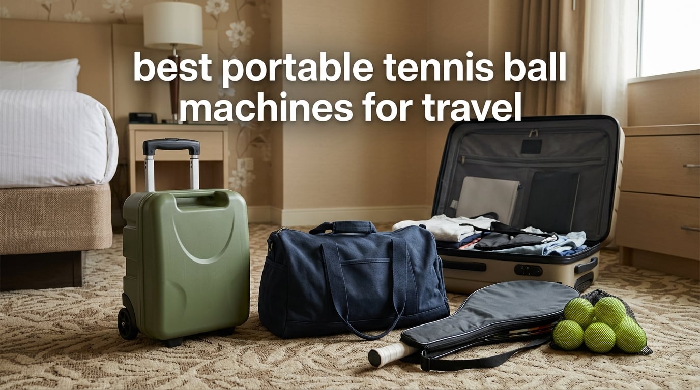 best portable tennis ball machines for travel