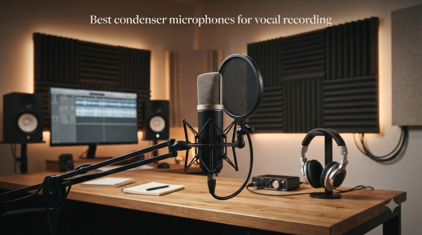 Best condenser microphones for vocal recording