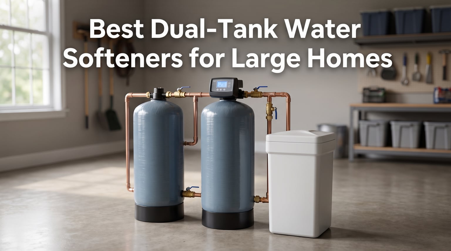Best Dual-Tank Water Softeners for Large Homes
