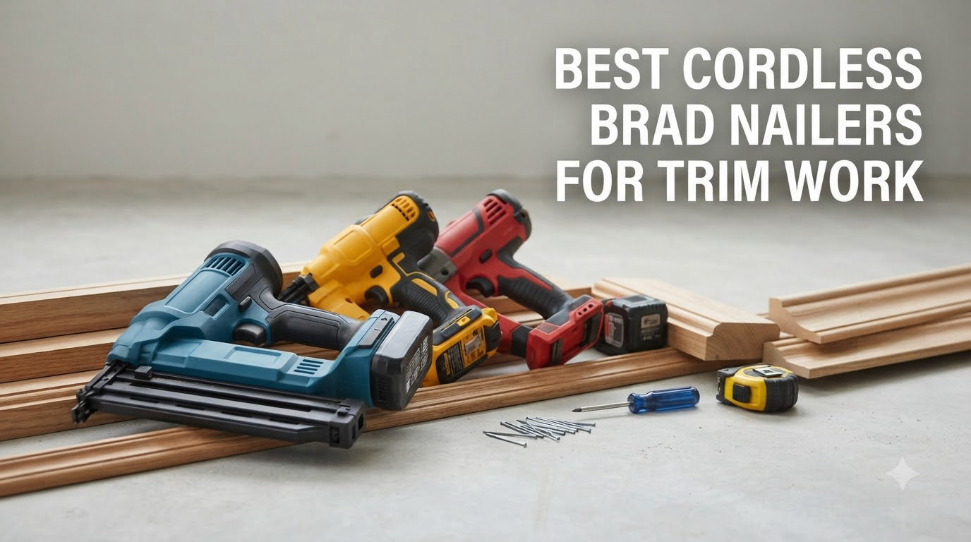 Best cordless brad nailers for trim work