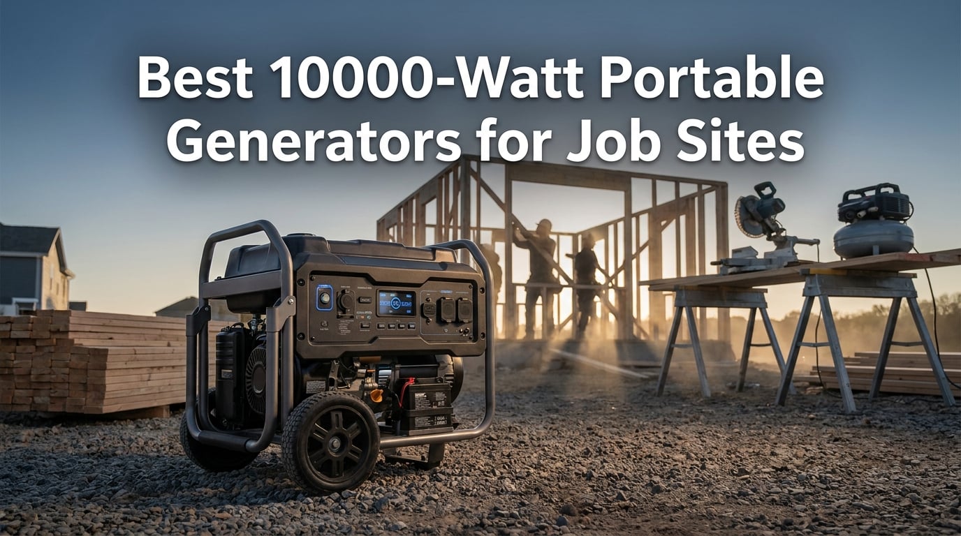 Best 10000-Watt Portable Generators for Job Sites